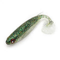 NOEBY Pesca PVC 3D Eyes Paddle Tail Swimbait Rubber Fishing Pike Lure