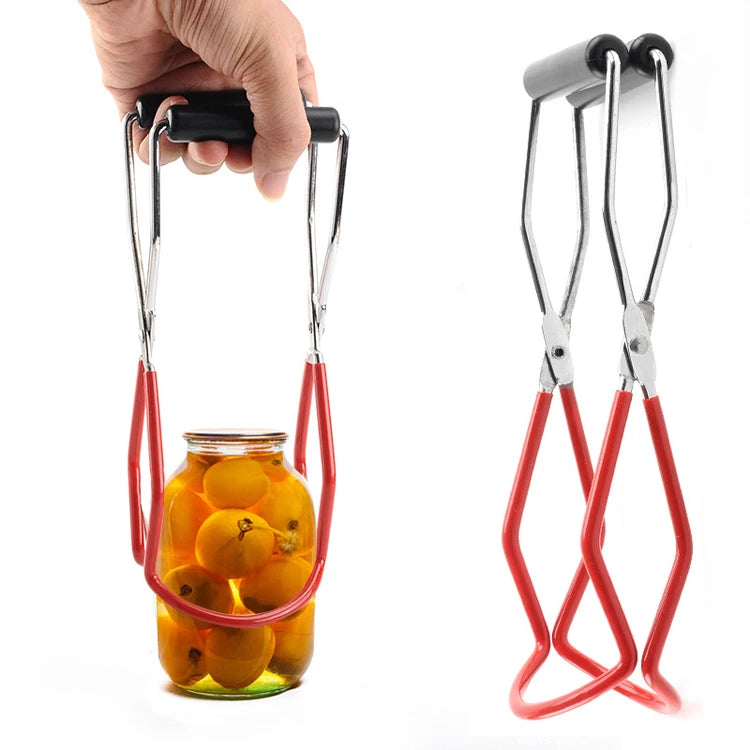 Home Premium One Handed Canning Kit Jar Lifter Canning Tongs Mason Jar