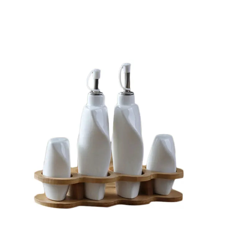 Factory Hot Sale Middle East Style Household Storage Ceramic Decorative Olive Oil and Vinegar Bottle