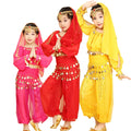 Wholesale Children's Short Sleeve Bollywood Indian Dance Performance Set