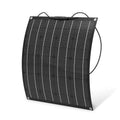 50W Solar Panel with Black Fiber ETFE Surface PERC Type for Attic Fan Float Buoy Mast for Yacht RV Camping Off-Road Travel