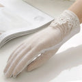 Cheap Summer Sun Shade Bridal Wedding Elegant Black Evening White Women Lace Gloves