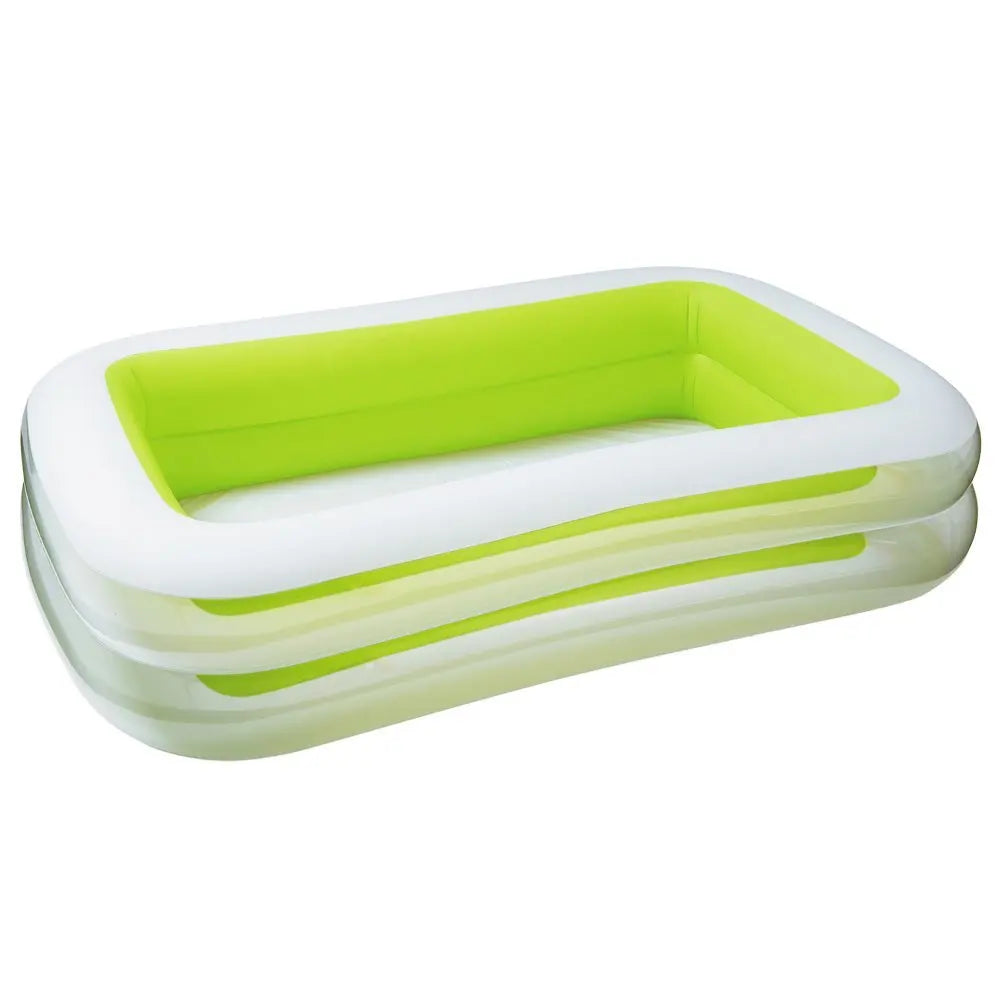 INTEX 56483 Green Swim Center Family Swimming Pool Children's Pool Set 262cmX175cmX56cm
