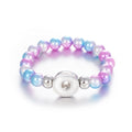 European Style Jewelry Interchangeable Jewelry Alloy Material 18mm Snap Button Bracelet