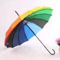 Supplier Pagoda Umbrella Custom Advertising Wedding Parasol Straight Sun and Rain rainbow Pagoda Umbrella