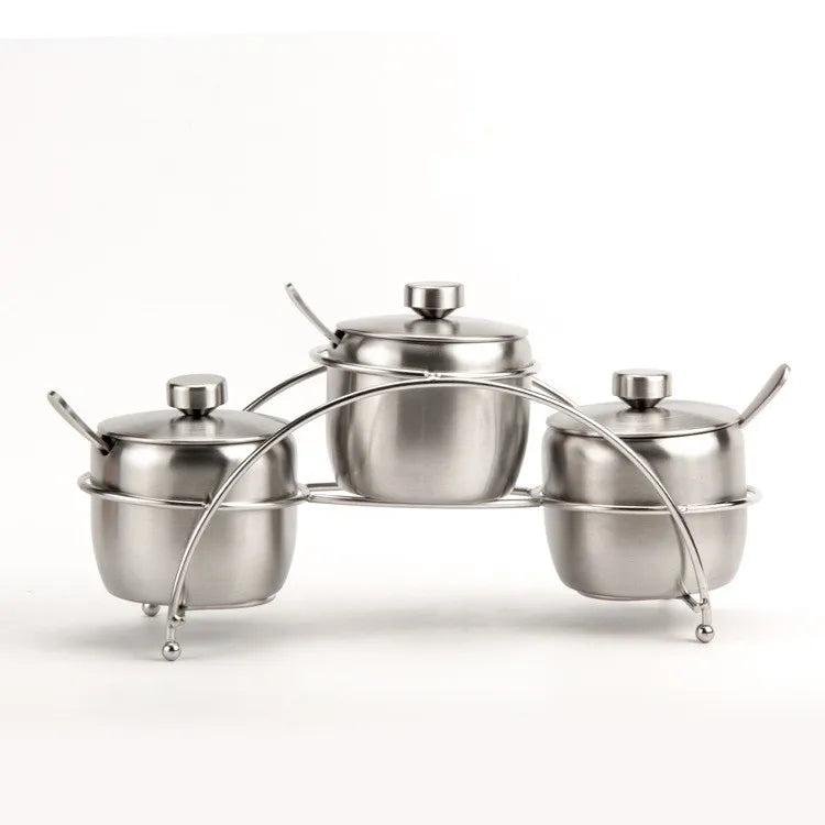 Hot Sale Kitchen Utensil Spice Canister Stainless Steel Magnetic Containers Bottle Spice Jar MegaBDM
