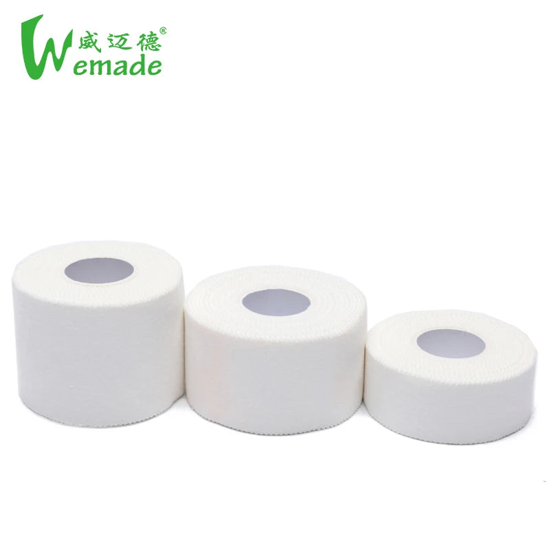 White Athletic Sports Tape VERY Strong EASY Tear NO Sticky Residue BEST TAPE for Athlete & Medical Trainers.