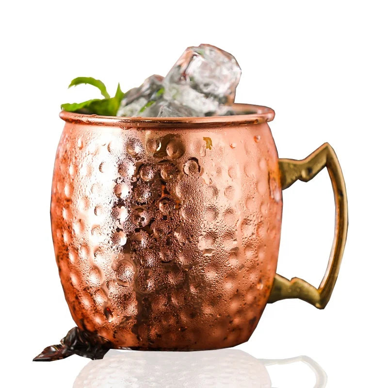 500ml Stainless Steel Mule Mug Moscow Mule Copper Mug for Cocktail