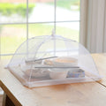 SHIMOYAMA Large Rectangle Folding Pop-up Mosquito Net Mesh Specialty Tool for Umbrella Food Table Cover