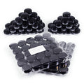 Black Plastic Mini Cosmetic 3g Jar pink Cosmetic Mini clear Jar