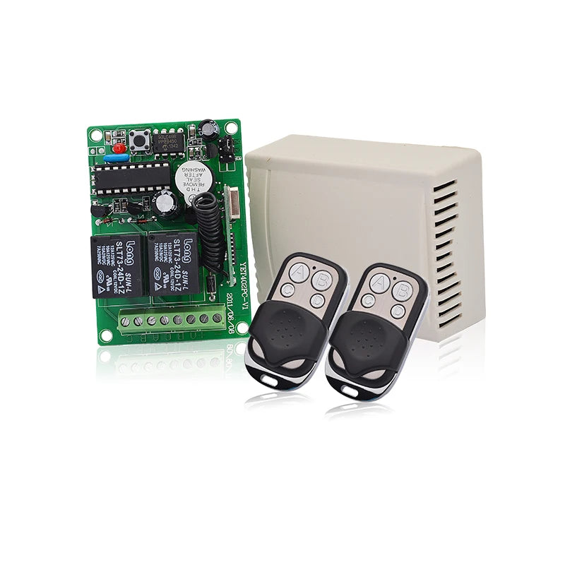 Long Range Superheterodyne Receiving Board Wireless Key Switch Kit Frequency 433.92MHz KEELOQ Coding System