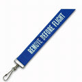 Custom Logo Printed Bulk Cheap Polyester/Nylon/PET ID Lanyards PMS Color 1/2 Sides Printing Customizable Sizes-ShinyFans Brand