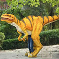 Hot Sales Realistic Life Size Full Body Puppet Animatronic Dinosaur Costume Artificial Velociraptor