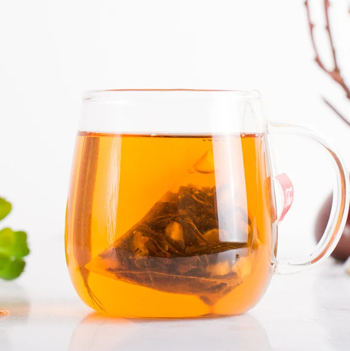 OEM Dried Fruit Mixed Herbal Blended Lemon Black Tea Loose Tea Raw Sachet Bag