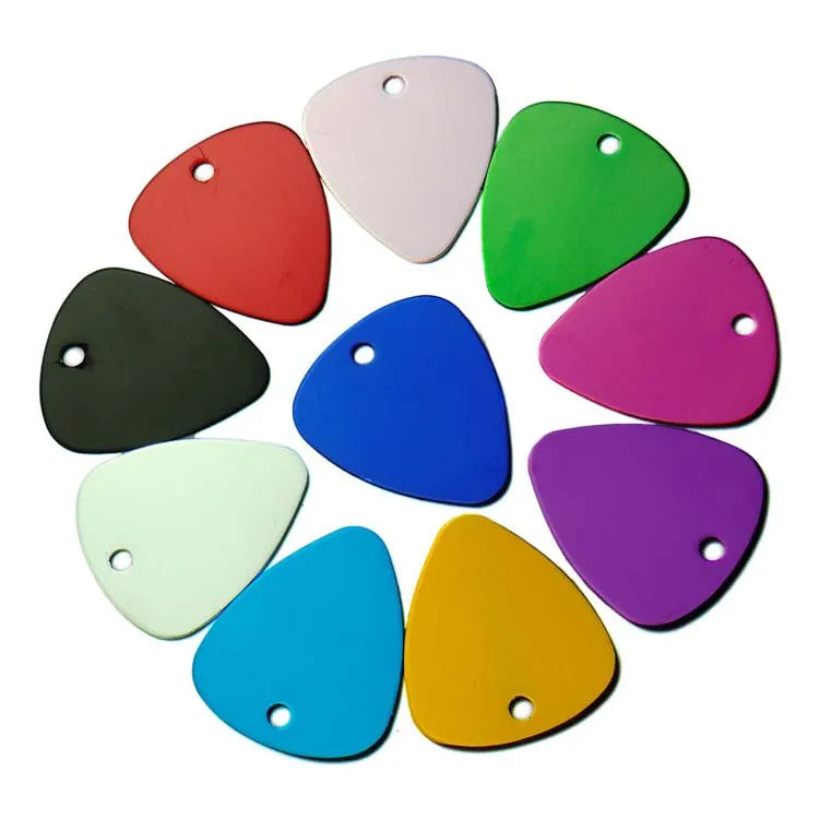 Double-sided Aluminum Alloy Blank Metal Dog and Cat Pet ID Tag Dog Tag