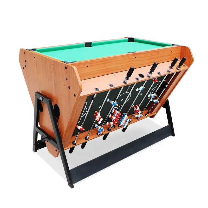 Hot Sale OEM Accept 3-in-1 Set Rolling Snooker Air Hockey Foosball Table French Billiards Multi Game Table Custom Logo Ball Auto