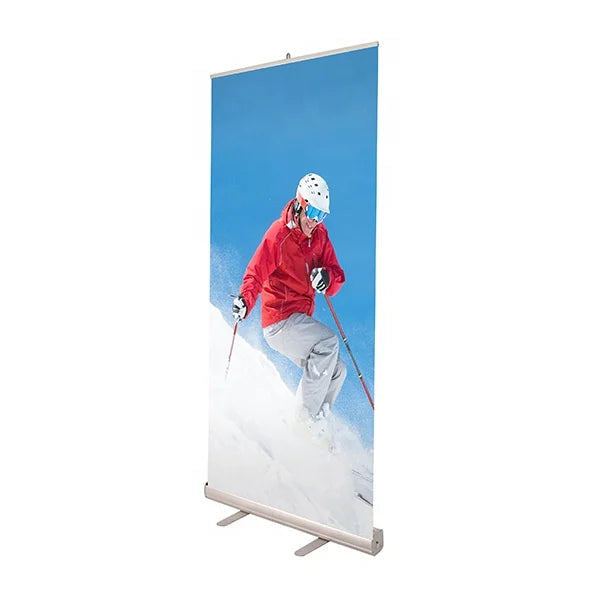 Portable Retractable Pull-Up Display Banner Stand New Design for Event Promotion Aluminum Frame Printed Roll-Up Display