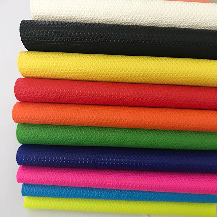 Anti Slip Grip Embossed Elastic Neon Color PVC Vinyl Fabric for Motorcycle Motocross Seat Cover Car Seat & Furniture