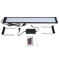 Ultra-thin RGB Rectangle Metal Eco-Friendly Fish Tank Coral Reef Plant LED Aquarium Plants Light with Extendable Brackets