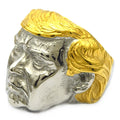 New Designs President Figure Portrait Head Shape Stainless Steel Ring for Sale Online
