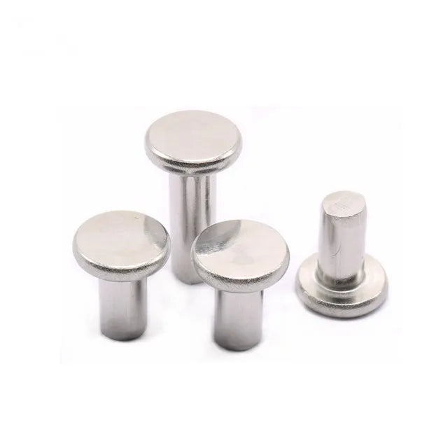 Aluminum Round Flat Truss Head Solid Rivet MegaBDM