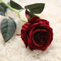 INUNION Popular Design Red Artificial Rose DIY Home Decor Artificial Rose Flowers for Wedding Decoration