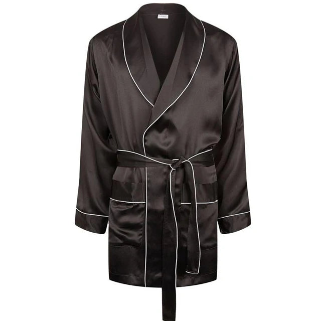 Satin Robe Men Custom Mens Satin Silk Robe