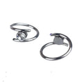 G23 Titanium Nose/Eyebrow Ring 16G Twist Barbell Crystal Navel/Ear Tragus Zircon Body Jewelry for Wedding/Engagement