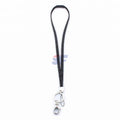 Custom Silver Silicone Lanyard Bling Rhinestone Crystal ID Badge Key Ring Holder