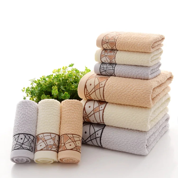China Wholesale Luxury Bath Towel 100% Cotton Jacquard Terry 70x140 Plain Knitted Technique