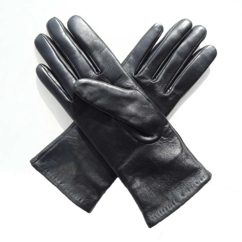 Sample Support Genuine Soft Nappa Sheepskin Opera Leather Gloves for Sports Outdoor Cycling Fishing Party and Beach