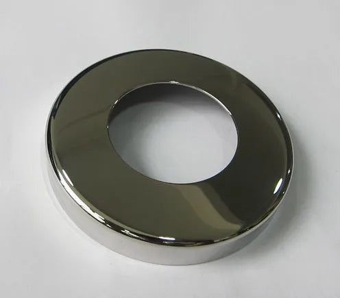 Stainless Steel Modern Railing Post Base Plate Escutcheon Flange Cover 2 Piece for Hotel