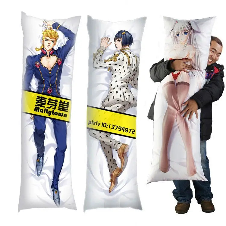 JoJo Hot Anime Custom Dakimakura Body Pillowcase Knitted Technics