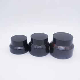 Empty Container Amber 50ml Cosmetic Jar for Body Cream