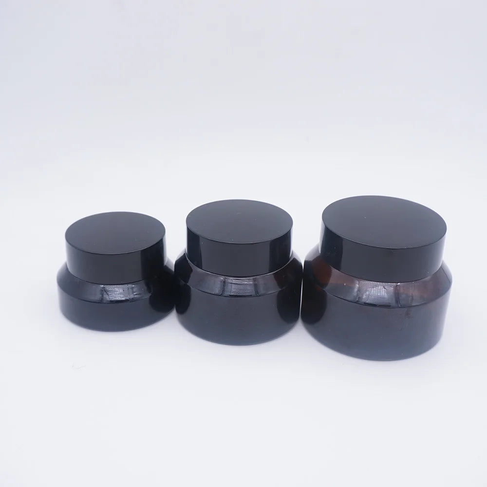 Empty Container Amber 50ml Cosmetic Jar for Body Cream