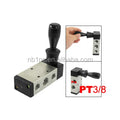 4H310-10 G3/8 5/2 Way Manual Pneumatic Directional Valve Customizable Control Structure OEM Supported