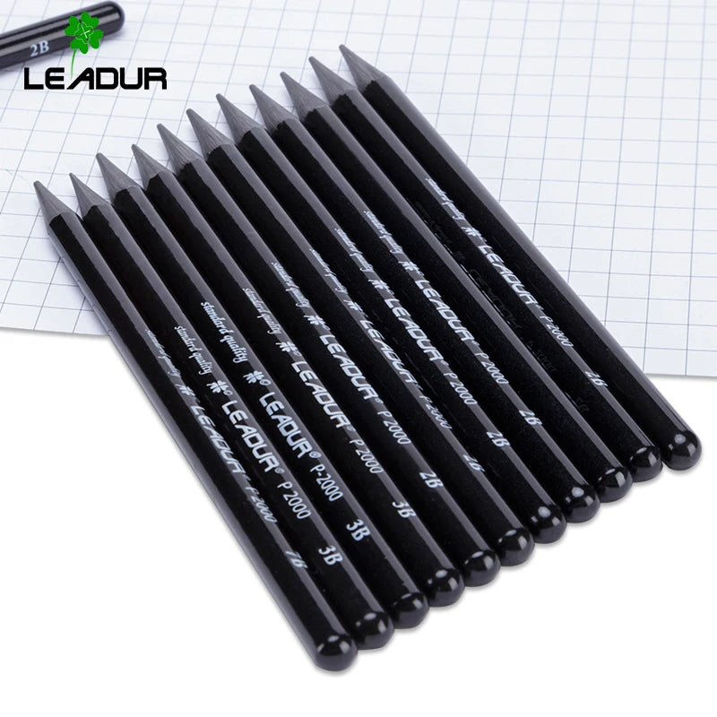 LEADUR Eternal HB Wood Pencils Durable Drawing Set