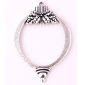IMG 5063 Yiwu Huilin Jewelry Hollow Out Christmas Ornament Flower Basket Charms Pendant