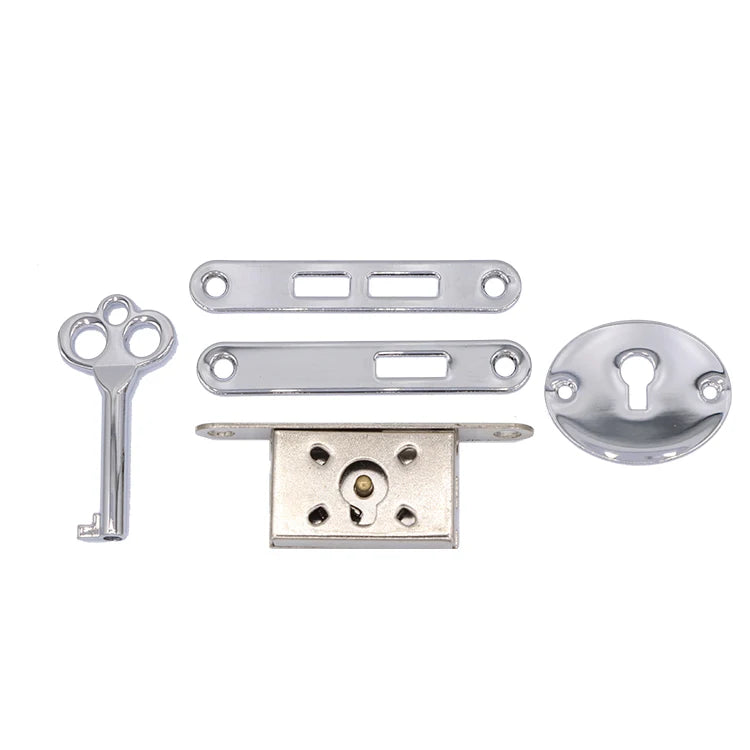 Design Fashion Cigar Wooden Box Hardware Accessories Mini Metal Mortise Lock