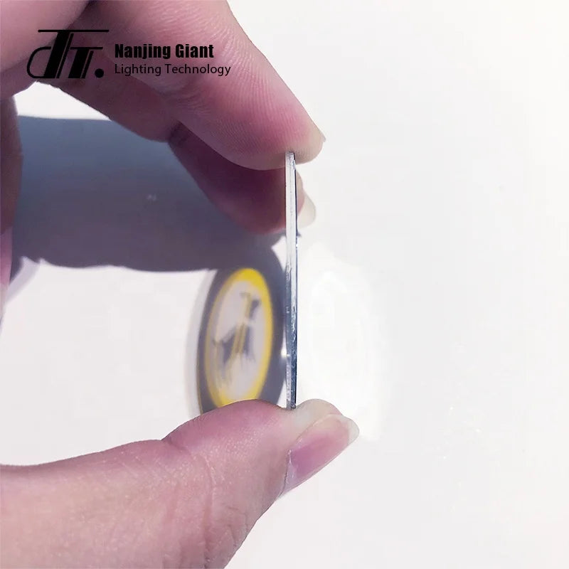 For logo Projector Use Laser Processing Glass Regular Size 4 Colors Gobo Lens