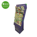 Eco-Friendly Foldable Modern Cardboard POS Greeting Card Display Racks & Stands