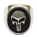Factory Direct Supply High Quality Stainless Steel Engraved Skull Ring