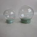 Eco-Friendly DIY Snow Globes Empty Clear Glass Snow Ball Round Shape Dome Novel Home Decor and Gift Idea