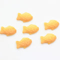 Wholesale 100PCS Resin Fish Bread Flatback Cabochon Scrapbook Embellishment Diy Resin Miniature Japanese Food Taiyaki