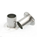 Stainless Steel Round Wardrobe Tube Closet Rod Flange Bracket Support Holder