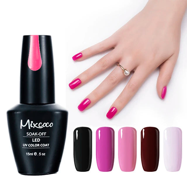 Hot Factory Sales Semipermanent Esmalte Em En De High Glossy Painting Gel Nail Art Gel Nail Sticker UV Gel Nail Polish Supplier