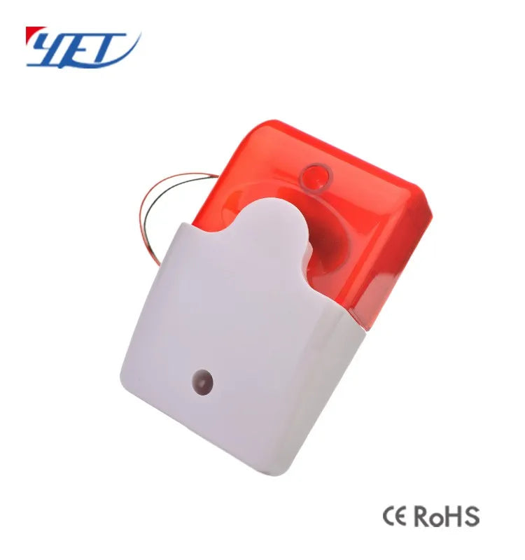 CE Approved Burglar Alarm Door Alarm Siren Strobe Siren Piezo Alarm Strobe Siren 12V
