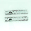 Custom Personalized Brand logo 15cm Transparent clear Metric Plastic Scale Ruler