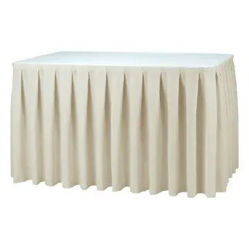 14ft Polyester Table Skirt Royal Blue