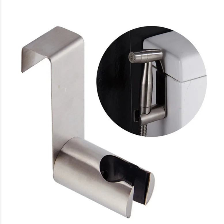 Stainless Steel Bidet Sprayer Hanger Hook Toilet Bidet Shattaf Holder
